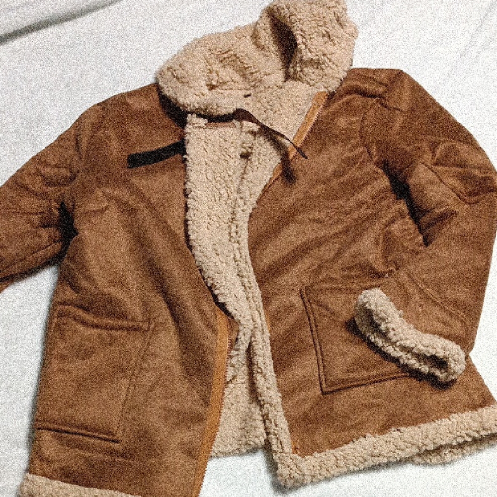 Cozy Brown Sherpa Lined Jacket